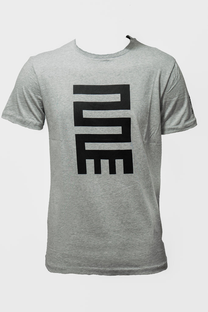 GREY SHORT SLEEVE LOGO TEE FOR MEN